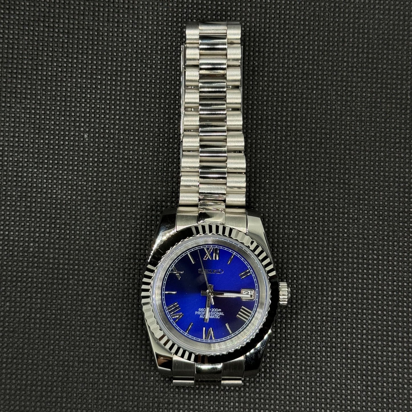 Datejust Mod - Roman Navy Blue