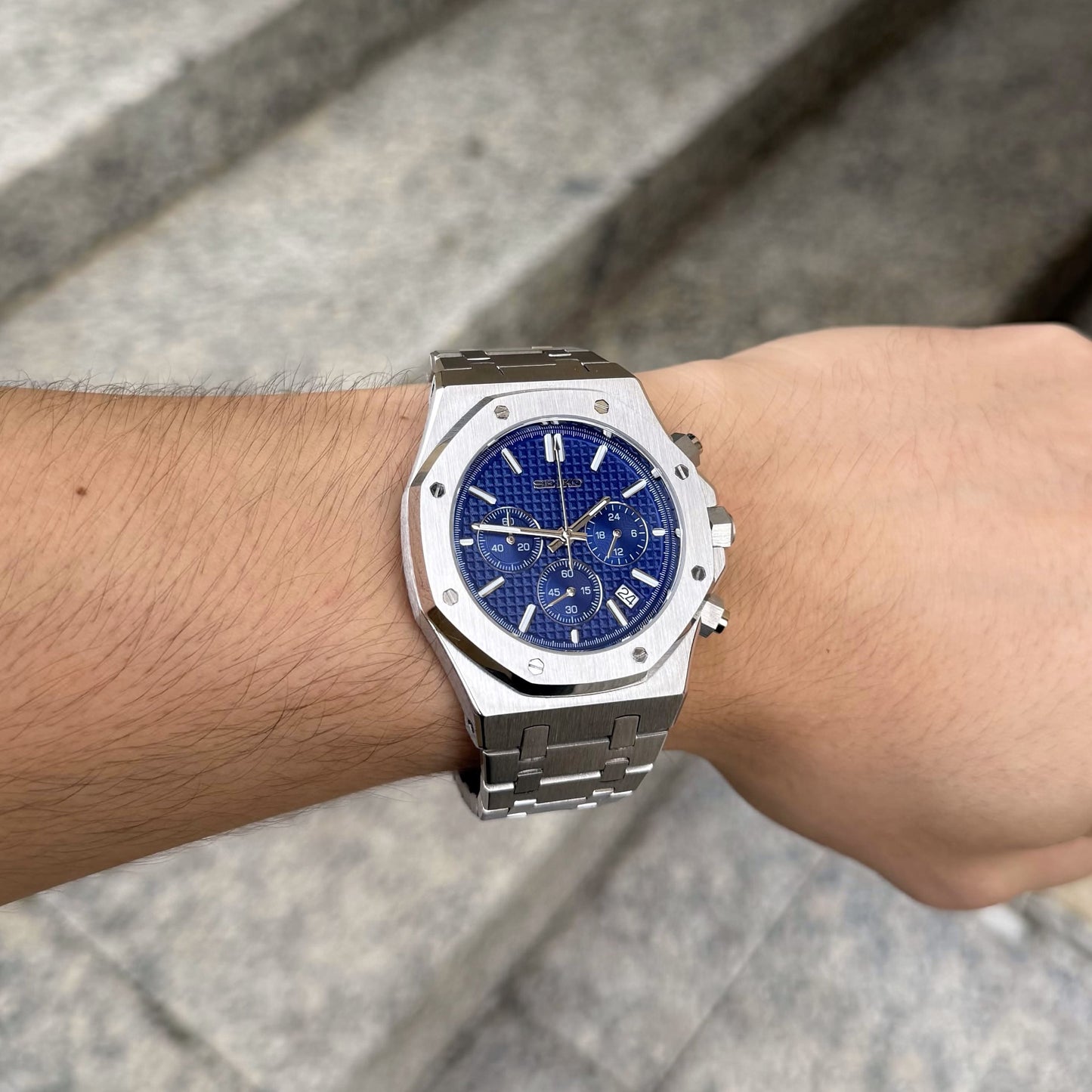 Royal Oak Chrono Mod - Navy