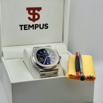 Seiko Nautilus Mod - Navy Blue Open Heart