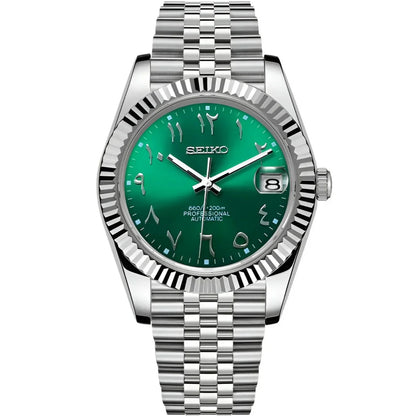 Seiko Datejust Arabic Mod - Green